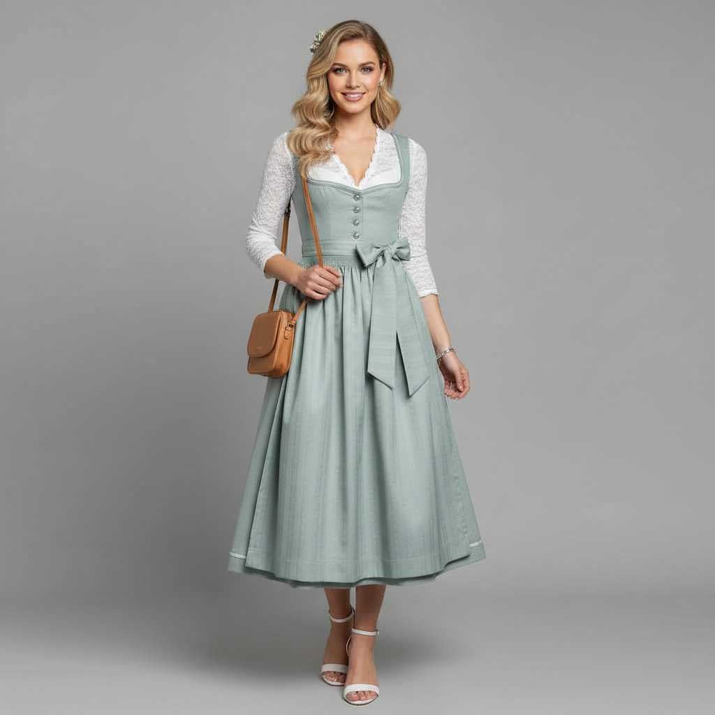 Elegant Dirndl Costume Dress | Women's Dress for Oktoberfest