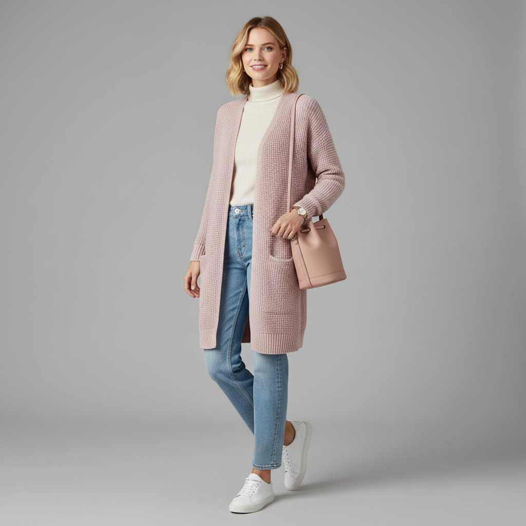 Elegant Women's Cardigan Sweater | Versatile Fashion Layer