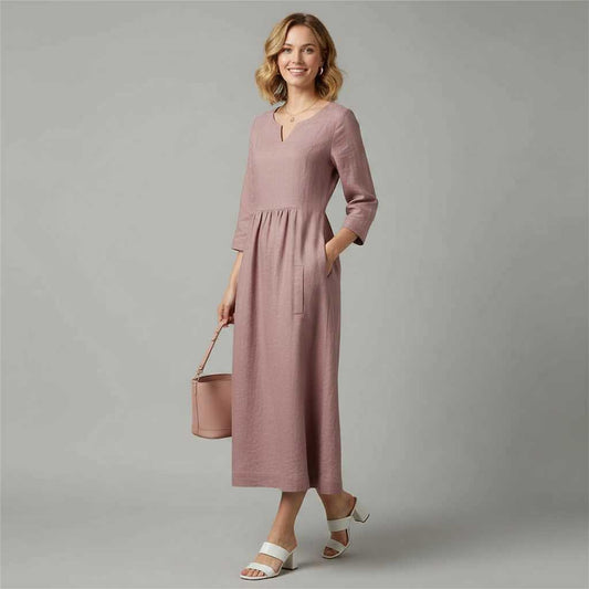 Isabel | Women's Elegant Comfortable Plus Size Dress