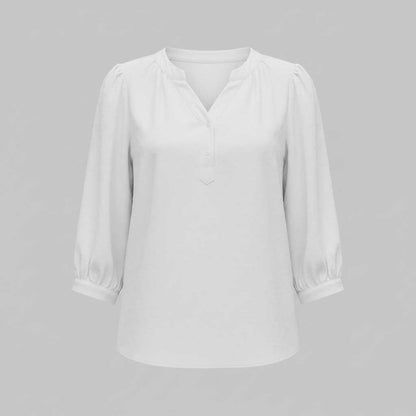 Silk Patchwork Blouse | Women's Versatile Summer Top