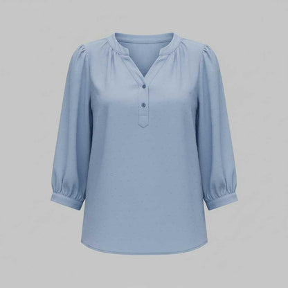 Silk Patchwork Blouse | Women's Versatile Summer Top