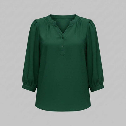 Silk Patchwork Blouse | Women's Versatile Summer Top