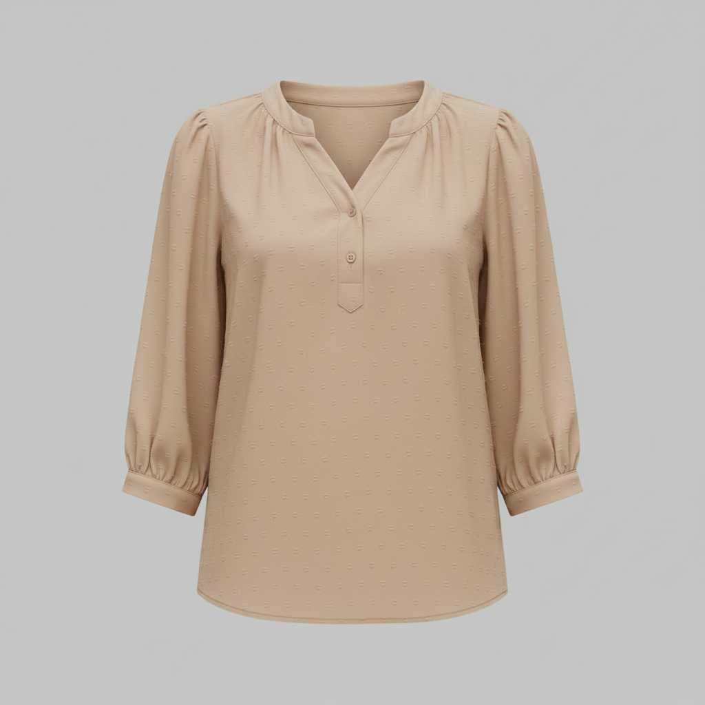 Silk Patchwork Blouse | Women's Versatile Summer Top